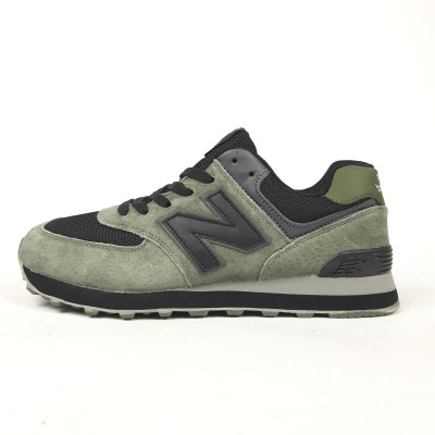 New Balance 574 хаки с черным, Размер 45 New Balance 574 хаки с черным, Размер 45