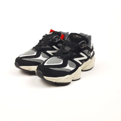 New Balance 9060 черные с серым, Размер 36