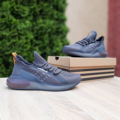 Adidas ZX BOOST Серые с оранжевым, Размер 43