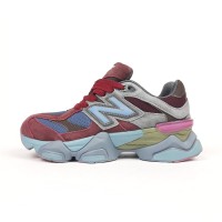 New balance 9060 бордовые с голубым, Размер 41