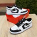 Nike Air Jordan 1 low белые с черным, Размер 36