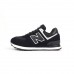 New Balance 574 чорні з білим, Розмір 38