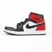 Nike AIR Jordan 1 retro высокие белые с черным и красным, Размер 37