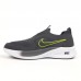 Nike FREE Run тапкие мокасины слипоны темно серые, Размер 39