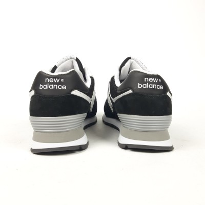 New Balance 574 черные с белым, Размер 43