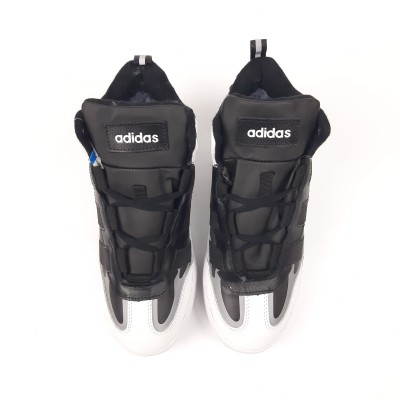 Adidas Niteball высокие белые с черным кожа, Размер 38