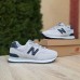 New Balance 574 світло сірі з синім, Розмір 39