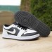 Nike Air Jordan 1 low белые с черным, Размер 36