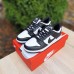 Nike SB Dunk Low Pro белые с черным, Размер 44