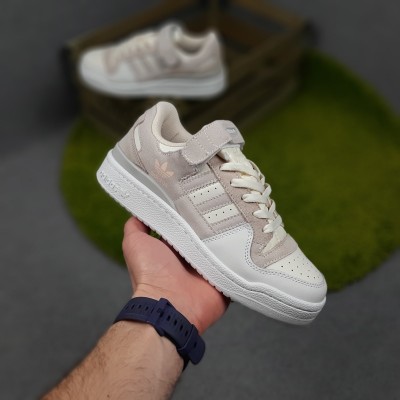 Adidas Forum молочні з сірим сіра пятка, Розмір 37