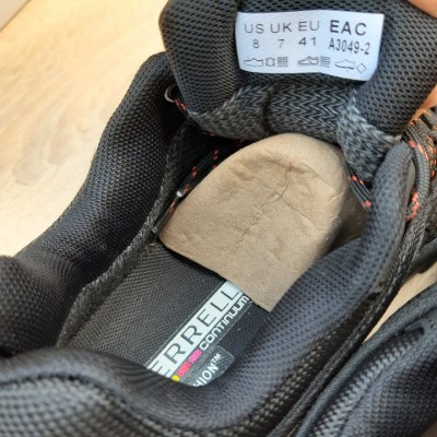 Merrell ICE CUP Vibram Черные с оранжевым, Размер 41