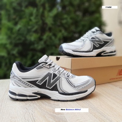 New Balance 860v2 білі з чорним, Розмір 43