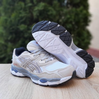 ASICS GEL-NYC білі з бежевим та сірим, Розмір 38