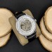 Forsining 8173 Silver-White Leather
