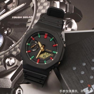 Ремешок + безель (рант) для Casio G-Shock GA-2100 Black BK