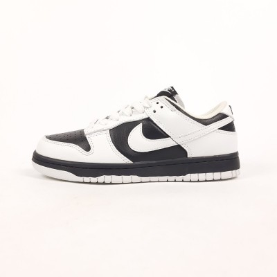 NIKE DUNK LOW RETRO білі з чорним, Розмір 37 NIKE DUNK LOW RETRO білі з чорним, Розмір 37