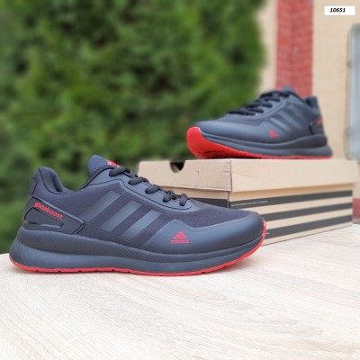 Adidas Glide чорні з червоним, Розмір 42