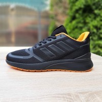 Adidas Nova черные с оранжевым, Размер 41