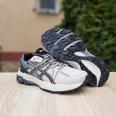 Asics Gel Kahana 8 білі з сірим та чорним, Розмір 36