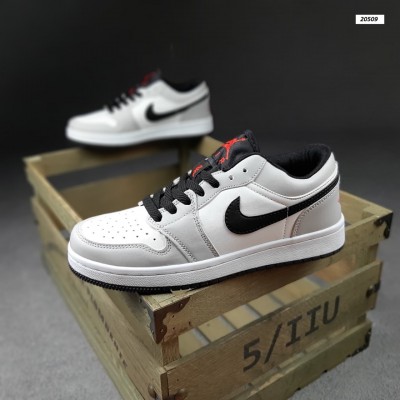 Nike Air Jordan 1 low білі з сірим, Розмір 38