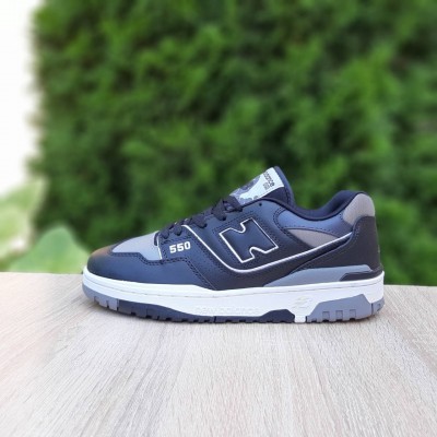 New Balance 550 Чорні з сірим, Розмір 45