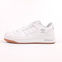 Adidas FORUM LOW білі на бежевій, Розмір 43