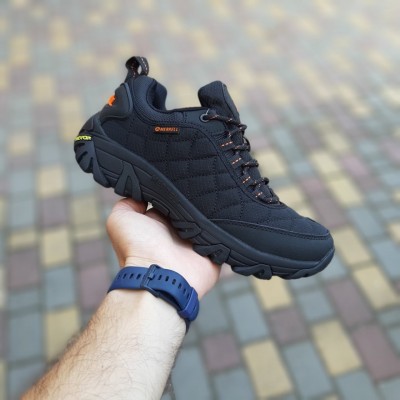 Merrell ICE CUP Vibram Черные с оранжевым, Размер 42