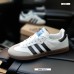 Аdidas Samba Vegan White/Gum белые с черным, Размер 38