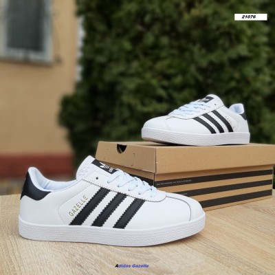 Adidas Gazelle білі з чорним, Розмір 37