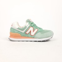 New Balance 574 бірюзові з пудрой, Розмір 37