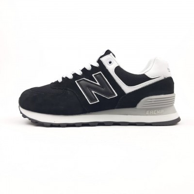 New Balance 574 черные с белым серая пятка, Размер 42 New Balance 574 черные с белым серая пятка, Размер 42