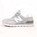 New Balance 574 Classic сірі з білим та блакитним, Розмір 36
