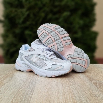 New Balance 725 белые с серым и пудрой, Размер 37