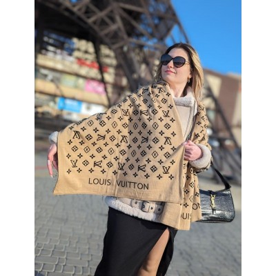 ПАЛАНТИН ШАРФ, ШАСТКА LOUIS VUITTON ЛУІ Вітон бежевий