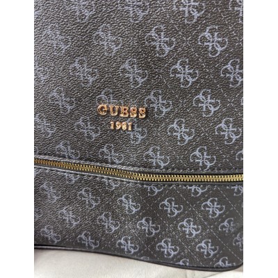 Женский черный рюкзак Guess Гесс LUX