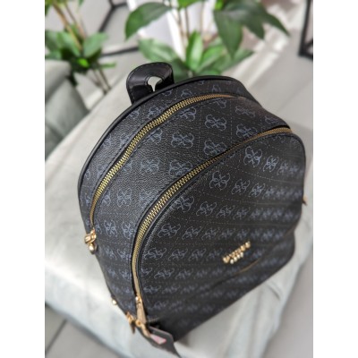 Женский черный рюкзак Guess Гесс LUX