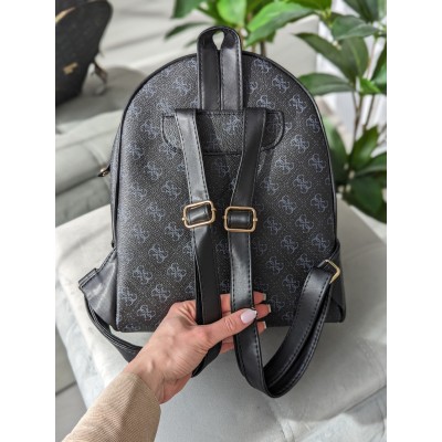 Женский черный рюкзак Guess Гесс LUX