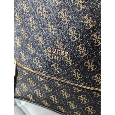 Жіночий коричневий рюкзак Guess Гесс LUX