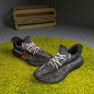 Adidas Yeezy Boost 350 чорні повний рефлектив, Розмір 36