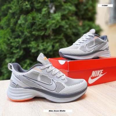 Nike Zoom Winflo сірі з помаранчевим, Розмір 36