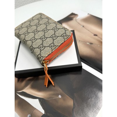 Гаманець Gucci жіночий Гуччі помаранчевий міні