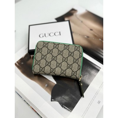 Гаманець Gucci жіночий Гуччі зелений міні