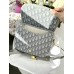 Женская сумка кросс боди Кристиан Диор серый текстиль Dior