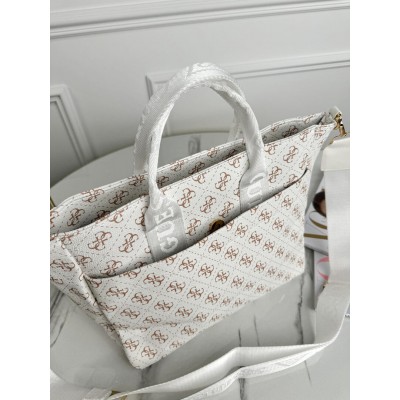 Сумка жіноча Guess Medium Гесс шопер білий шоппер