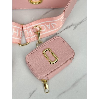 Сумка женская Марк Джейкобс 2в1 розовый Marc Jacobs 2 в 1