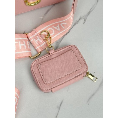 Сумка женская Марк Джейкобс 2в1 розовый Marc Jacobs 2 в 1