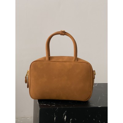 Сумка жіноча Сумка Miu Miu Top-Handle Bag бежевий замш крос боді Міу Міу