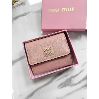Гаманець Miu Miu жіночий міні Міу Міу рожевий Гаманець Miu Miu жіночий міні Міу Міу рожевий