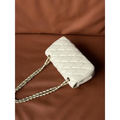 Женская сумка клатч Coach Butik молочный Коуч на плечо