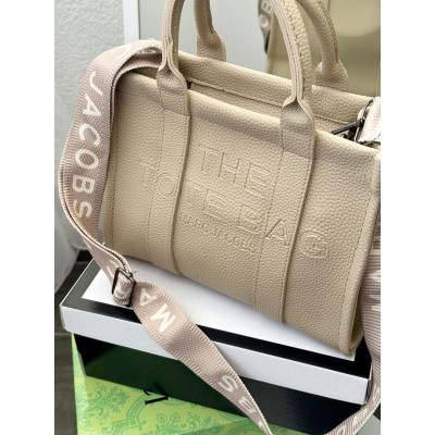 Сумка жіноча Марк Джейкобс шопер бежевий Marc Jacobs Tote Bag великий